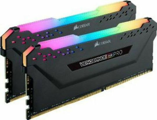 Corsair Vengeance RGB Pro 64GB DDR4 RAM with 2 Modules (2x32GB) and 3200 Speed for Desktop