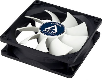 Arctic F9 Case Fan 92mm (1800rpm / 43cfm) Χωρίς Led Φωτισμό και Σύνδεση 3-Pin Black/White
