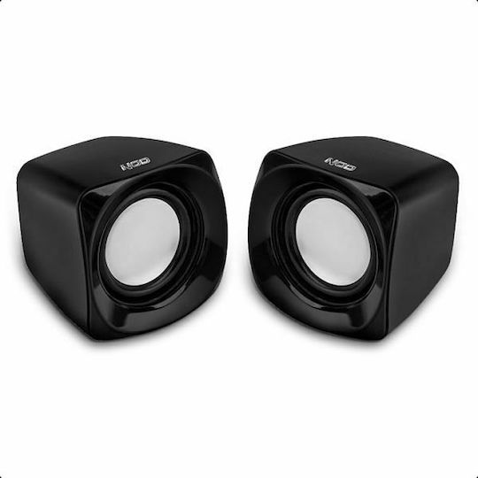 NOD Base 2 Zero Компютърни тонколони 2.0 с мощност 6W в Черен цвят