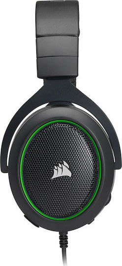 Corsair HS50 Pro Over Ear Gaming Headset with Connection 3.5mm Green
