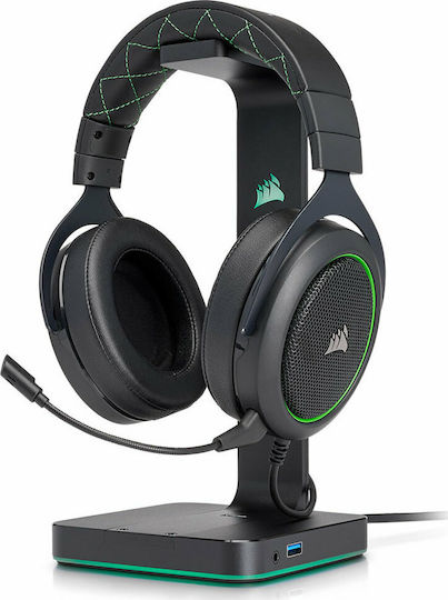 Corsair HS50 Pro Over Ear Gaming Headset with Connection 3.5mm Green