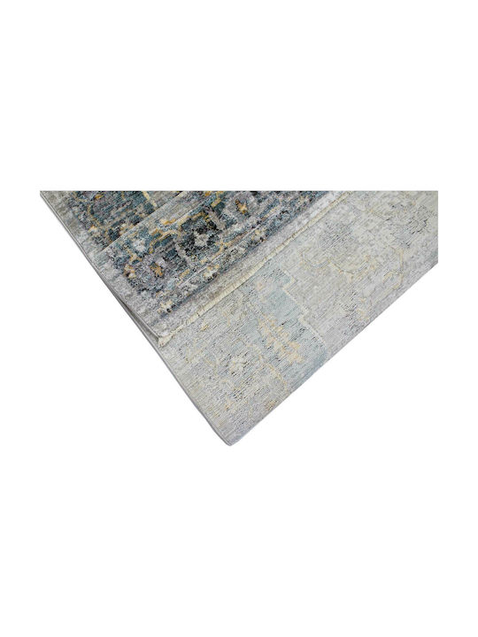 Balsan Χαλί Ορθογώνιο με Κρόσια Grey 133x190cm