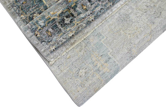 Balsan Χαλί Ορθογώνιο με Κρόσια Grey 133x190cm