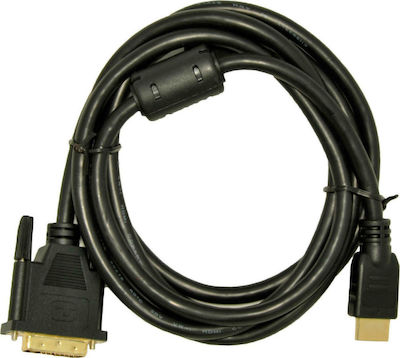 Akyga Cable DVI-D male - HDMI male 1.8m (AK-AV-11)