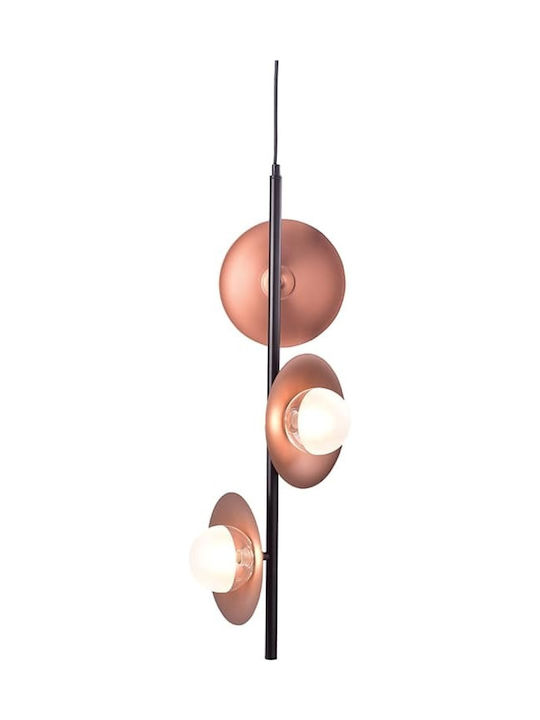 Aca Pendant Light Three-Light for Socket G9 Bronze