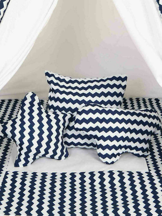 Baby Adventure Cort pentru Copii Indian Wave Albastru