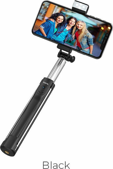 Hoco K10A Selfie Stick Τρίποδο Κινητού Bluetooth Μαύρο