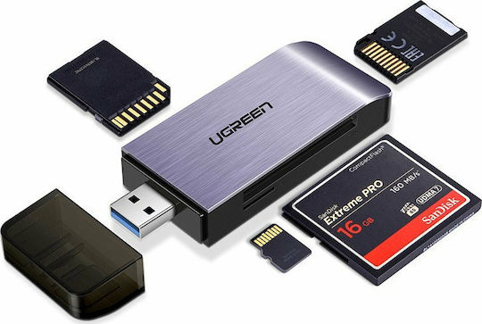 Ugreen Card Reader USB 3.0 για MemoryStick Γκρι