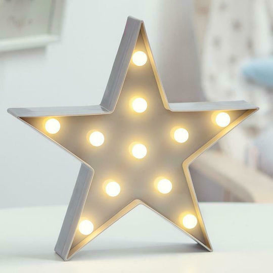 Kiokids Led Παιδικό Διακοσμητικό Φωτιστικό Γκρι 27.5x27.5cm
