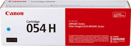 Canon 054H Original Toner Laserdrucker Cyan Hohe Rendite 2300 Seiten (3027C002)