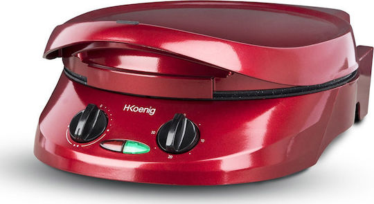 HKoenig Pizza Maker 1800W Red