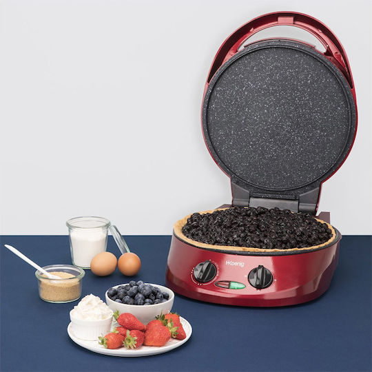 HKoenig Pizza Maker 1800W Red