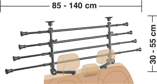 Lampa Lampa Car Divider for Dog Black
