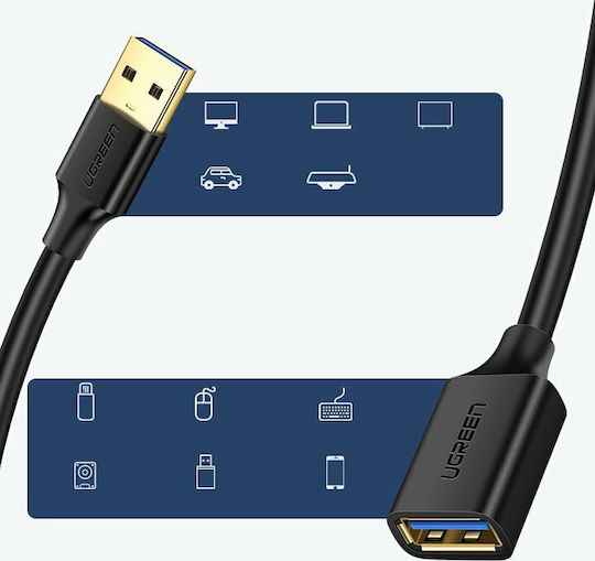 Ugreen 1m USB 3.0 Cable A-Male to A-Female (10368)