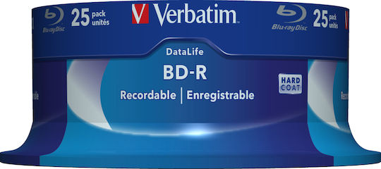 Verbatim Recordable BD-R 6x 25GB Cake Box 25pcs