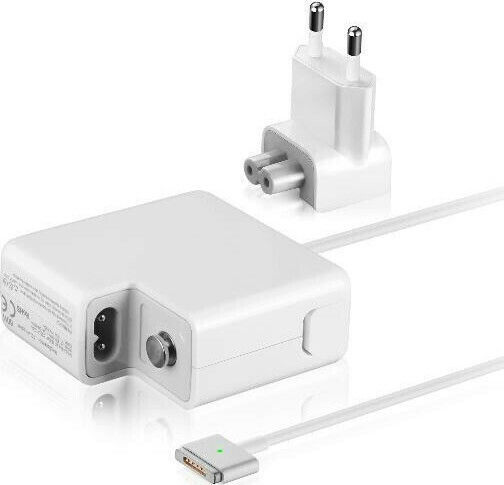 Apple MagSafe 2 Travel Φορτιστής Laptop 60W 16.5V 3.65A για Apple με Αντάπτορα Τροφοδοσίας