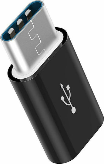 Nillkin Konverter USB-C männlich zu Micro-USB weiblich Schwarz 1Stück 8720261640885