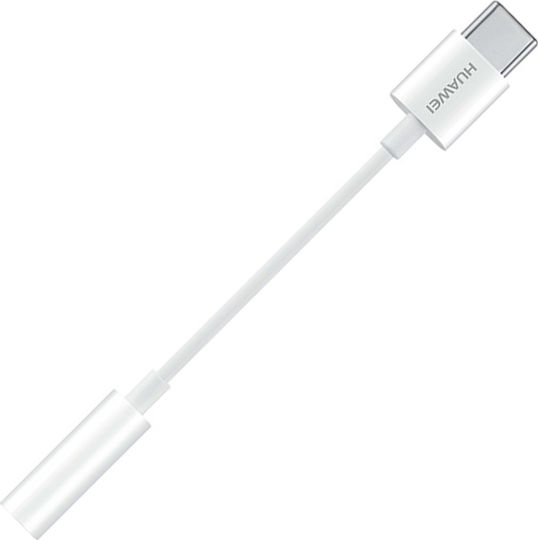 Huawei CM20 Конвертор USB-C мъжки към 3.5mm женски Бял 1бр