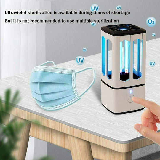 KOR-ST-XD-08-OEM Gegenstandssterilisator Lampe mit UV und USB und Wiederaufladbarem Weiß