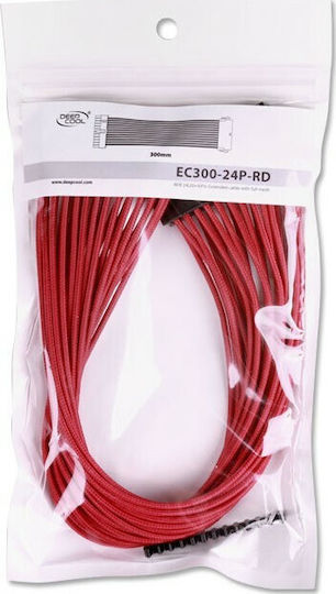 Deepcool 24-Pin ATX - 24-Pin ATX Cable 0.3m Κόκκινο DP-EC300-24P-RD