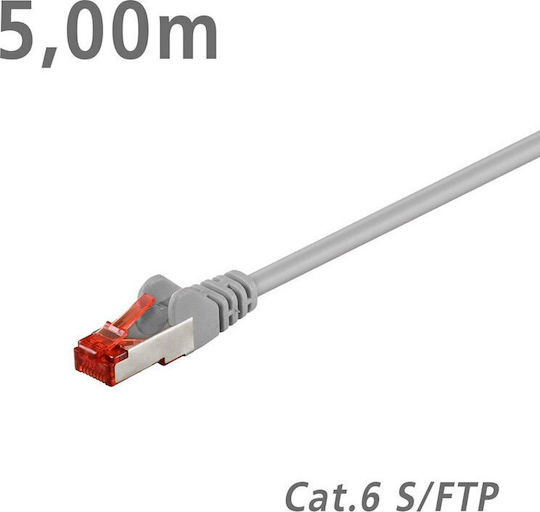 Goobay S/FTP Cat.6 Ethernet Network Cable 5m Gray 6pcs