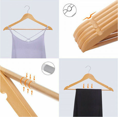 Songmics Clothes Hanger Beige CRW001-50 50pcs