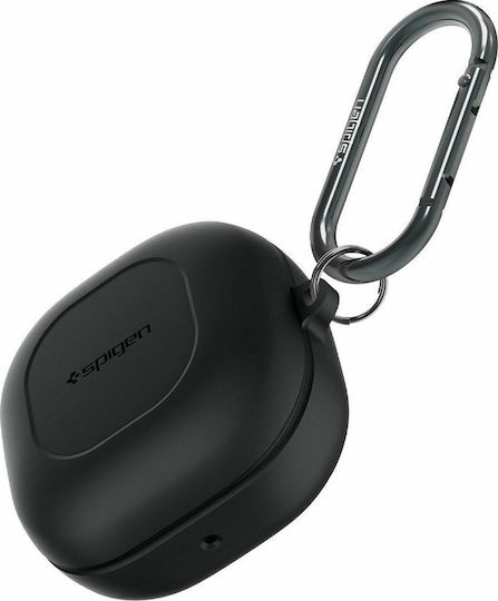 Spigen Silicone Fit Silicone Case with Keychain Black for Galaxy Buds Live / Pro