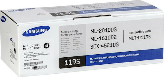 Samsung MLT-D119S Оригинален Тонер Лазерен Принтер Черен 2000 Страници (SU863A)