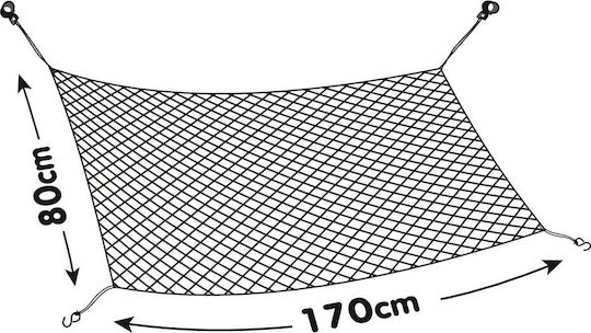 Lampa Pet-3 Net Divider Car for Dog 170x80cm Black