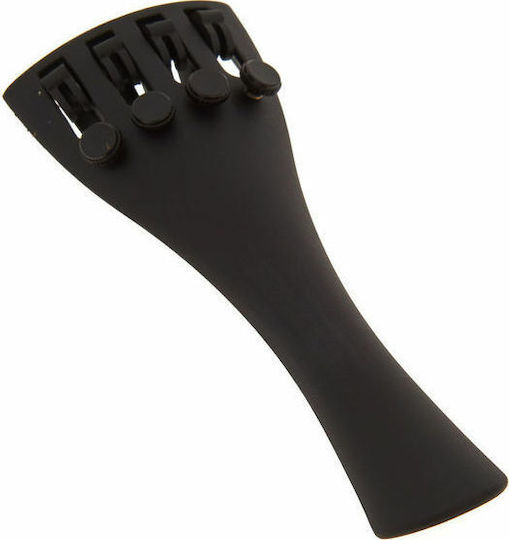 Gewa Violin Tailpiece Light Model Saitenhalter in Schwarz Farbe 4/4