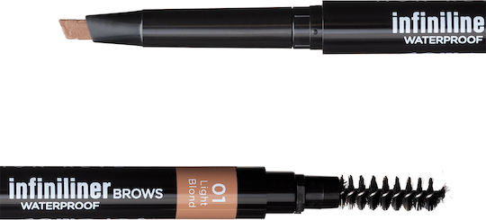 Mon Reve Infiniliner Gel Augenbrauen-Make-up Wasserdicht Bleistift für Augenbrauen 01 Hellblond