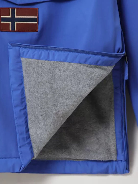 Rainforest Men's Winter Jacket Waterproof Blue Dazzling NA4EGZBE1