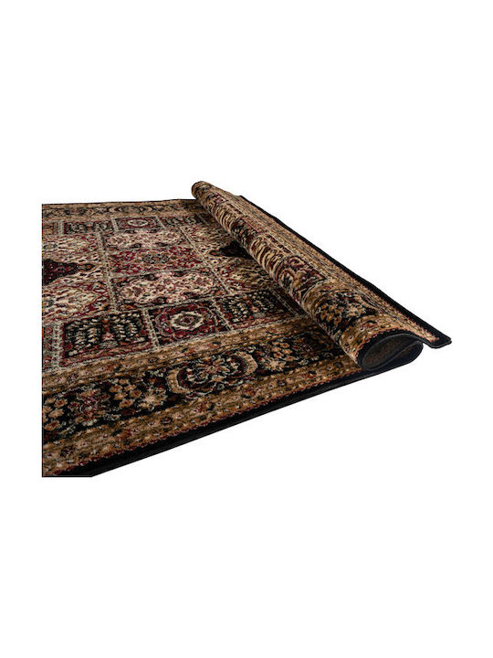 Polcarpet 12223 Bedroom Rugs Set Focus Black 3pcs