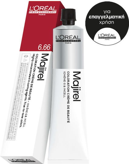 L'Oréal Professionnel Majirouge Haarfärbemittel 6.66 Blond Dunkel Rote Tiefe 50ml