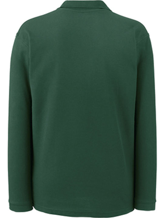 Fruit of the Loom Premium Men's Long Sleeve Promotional Blouse Forest Green