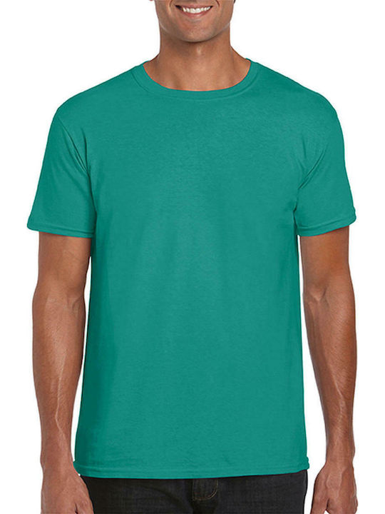 Gildan Softstyle 64000 Men's Short Sleeve Promotional T-Shirt Jade Dome