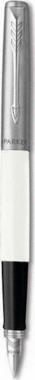 Parker Set Writing Pen Medium White with Blue Ink