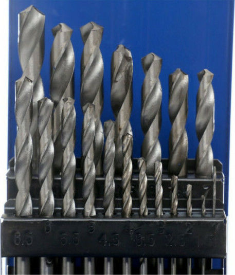 Tagred Set de 19 Burghii HSS cu vârf cilindric pentru Metal
