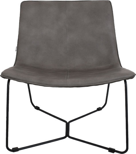 Πολυθρόνα 1239 67.5x49.5x73cm Γκρι Πολυθρόνα 1239 67.5x49.5x73cm Γκρι
