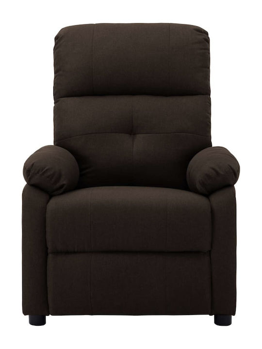 Relaxsessel Friseurwaschbecken mit Fußhocker Dark Brown 76x90x100cm