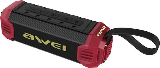 Awei Y280 Bluetooth Speaker 16W with Radio and Battery Life up to 12 hours Red