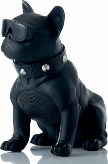 H-M10 Bulldog Head Rotatable Bluetooth Speaker 5W with Radio and Battery Life up to 6 hours Black