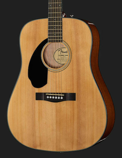 Fender Акустика Китара За левичари Natural
