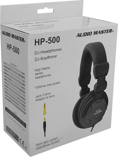 Audio Master HP-500 Cu fir Over Ear Căști Negre