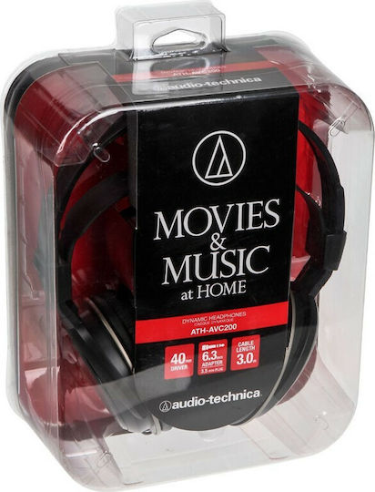 Audio Technica ATH-AVC200 Ενσύρματα Over Ear Ακουστικά Μαύρα