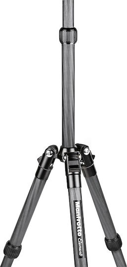 Manfrotto Kamerastative Element Traveller Small Carbonfaser mit Kugelförmiger Kopfart bis 143cm und Maximale Belastung 4kg