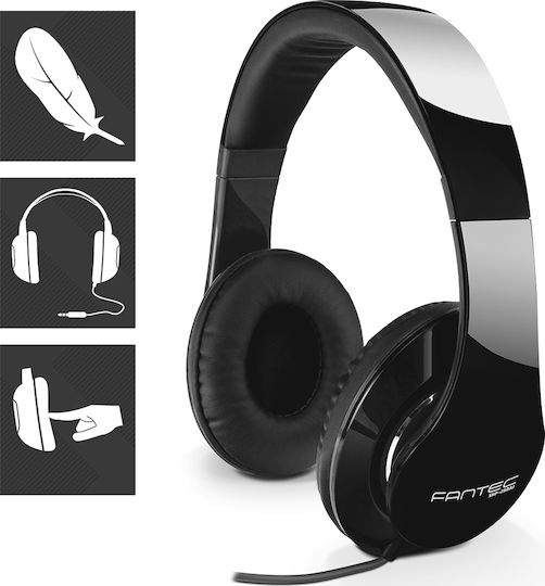 Fantec SHP-250AJ Жични On Ear Слушалки Сиви