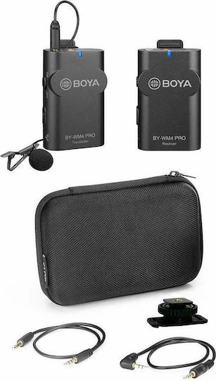 Boya BY-WM4 Pro K1 Wireless Condenser (Small Diaphragm) Microphone Πέτου, Clip On Journalistic