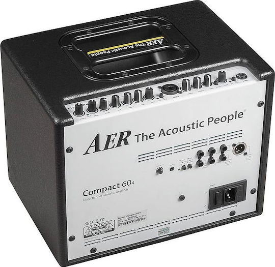 Aer Compact 60 IV Black Combo Amplifier For Acoustic Instruments 1 x 8" 60W Black