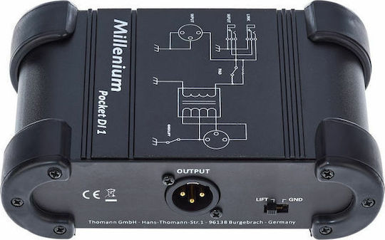 Millenium Pocket DI 1 Passive 1 Channel DI Box